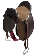 Load image into Gallery viewer, Cwell Equine Kids PONY PAD / Cub Saddle complete with stirrups, girth &amp; Straps
