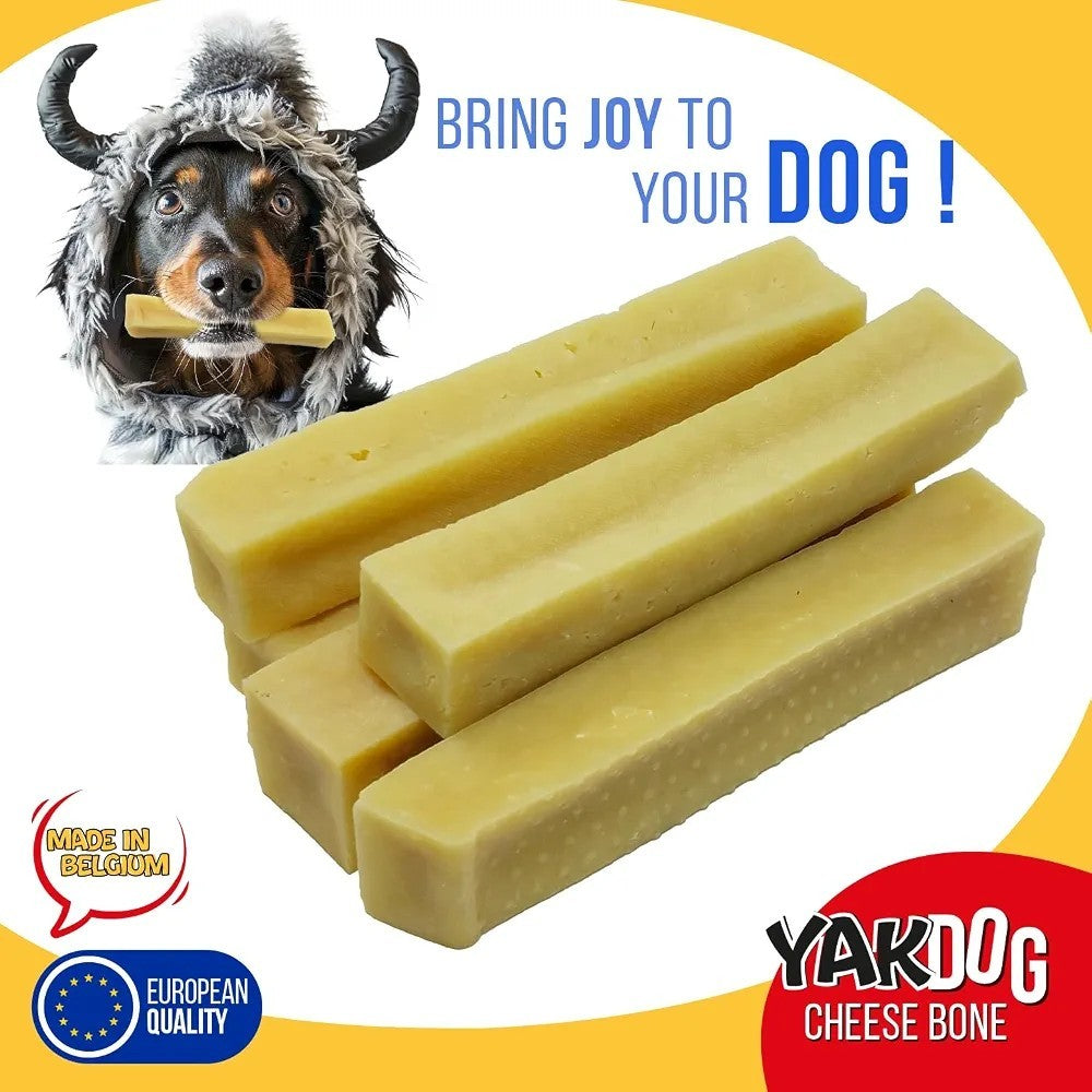 YAKDOG Cheese Sticks for Dogs Long Lasting Chew Treats 100% Natural XS (5)0