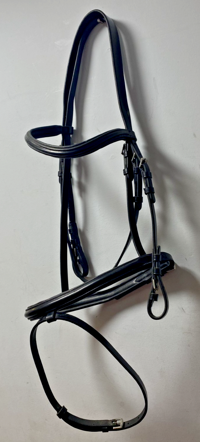 NEW C.Well English Leather BRIDLE SNAFFLE BRIDLE full Black (2000) B31