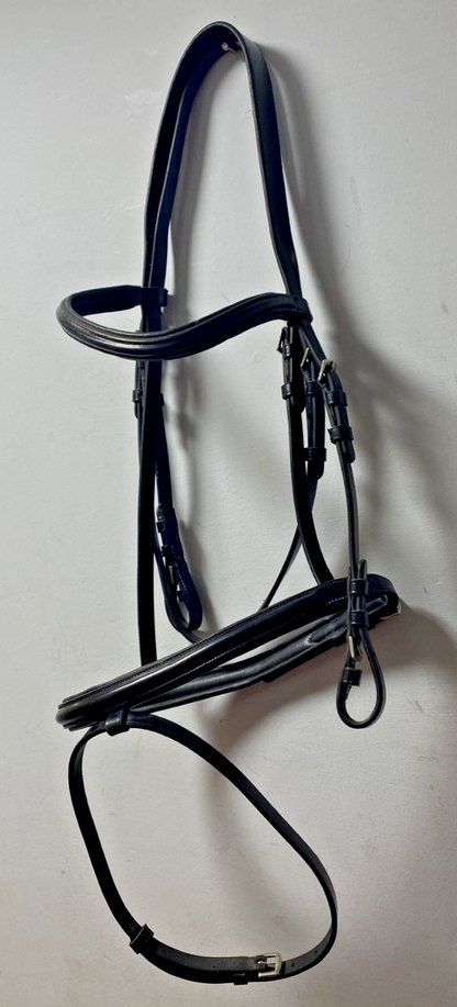 NEW C.Well English Leather BRIDLE SNAFFLE BRIDLE full Black (2000) B31