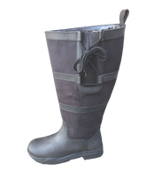 Load image into Gallery viewer, NEW PoleStar London Leather Riding Country Boots Footwear XX Wide Calf BLACK
