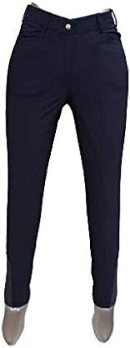 Cwell Equine Women's Full Seat Grip Silicone Riding Breeches Navy Colour