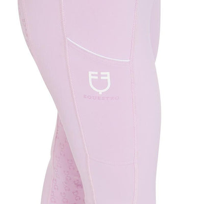 KIDS JUNIOR LEGGING EQUESTRO GRIP FULL SEAT ,LILLA (3959)