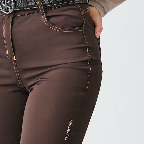 PS OF SWEDEN KHLOE FULL SEAT LADIES RIDING BREECHES ,CHOCOLATE( 40000)