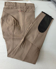 Load image into Gallery viewer, Cwell Equine Women&#39;s Full Seat Grip Silicone Riding Breeches BROWN Colour
