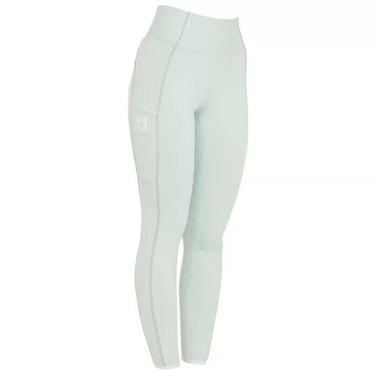 Equestro Ladies Riding Leggings, Mint green (SS22)