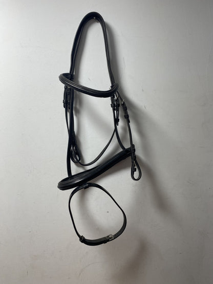 NEW C.Well English Leather BRIDLE SNAFFLE BRIDLE full Black (2000) B30