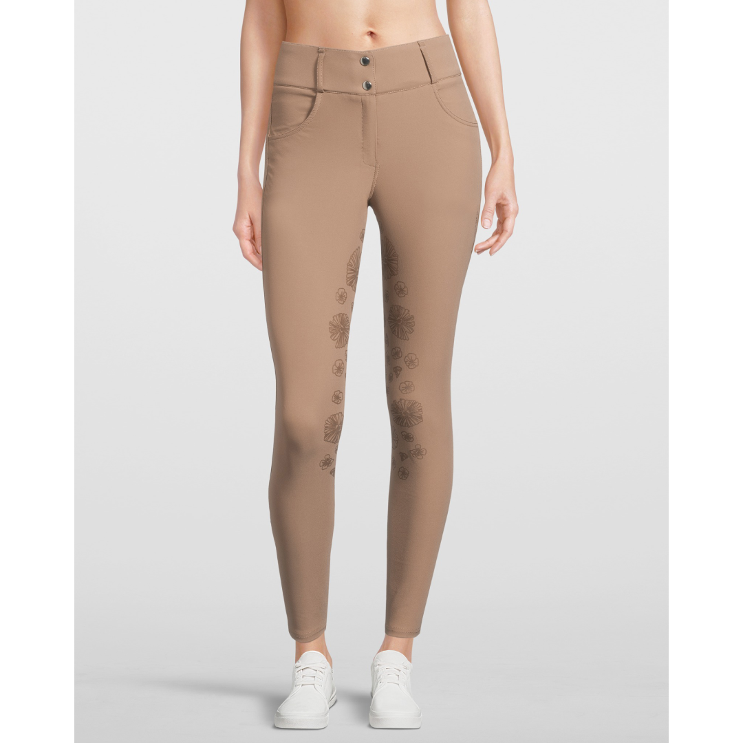 PS of Sweden Beige Candice ful Grip Ladies Breeches Beige, EU 36 UK 8 (009) (S1)0