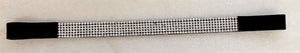 New Cwell Equine Bling! Clear Crystal Browband choice of Sizes Black/Brown sale