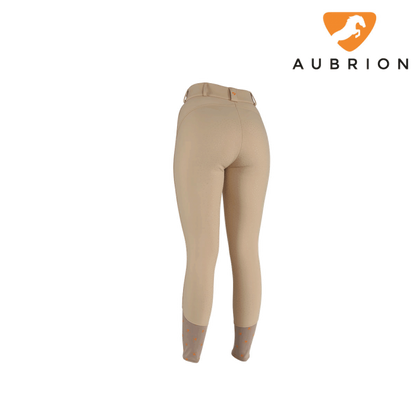 New  Aubrion Greydock Full Seat Winter Breeches Ladies Beige (8126)