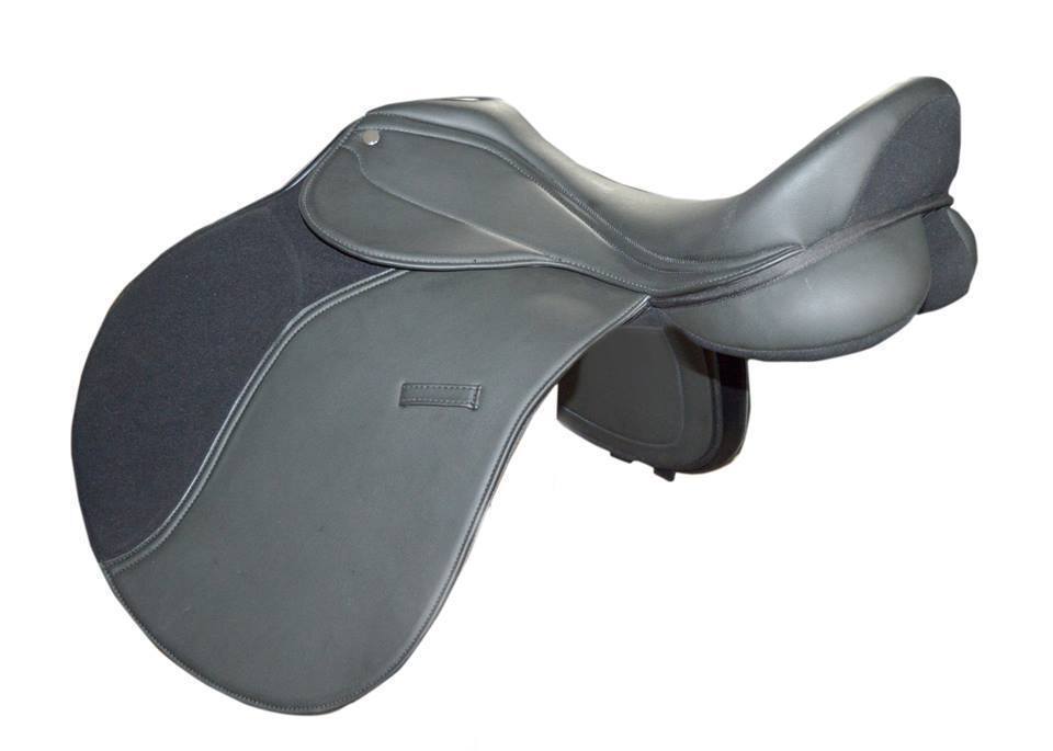 Great QUALITY Comfortable SYNTHETIC GP SADDLE CHANGEABLE GULLET BLACK  SALE