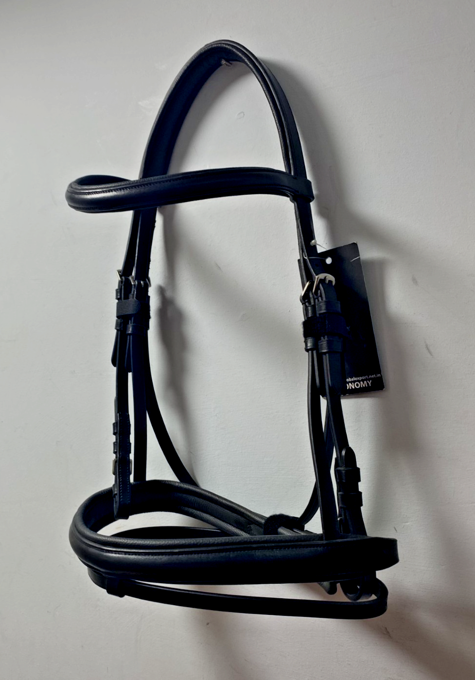 NEW English Leather BRIDLE SNAFFLE BRIDLE Full Black (1427/22-23) B51