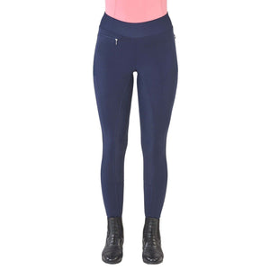 NEW BUSSE riding tights EPIC FIT LACE NAVY UK 28 EU 40 (710131)