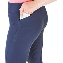 Load image into Gallery viewer, NEW BUSSE riding tights EPIC FIT LACE NAVY UK 28 EU 40 (710131)
