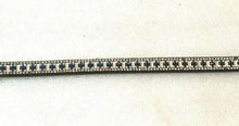 Load image into Gallery viewer, Designer Crystal Reverse Capri Blue Browband ,Polo Leather Black Full (811)
