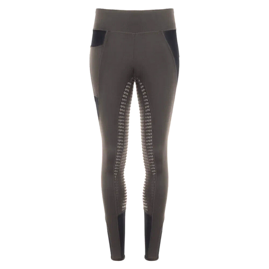 New MOMPSO SPORT Children Technical Silicone Tights ,Grey/Black, 11-12 Year(362)