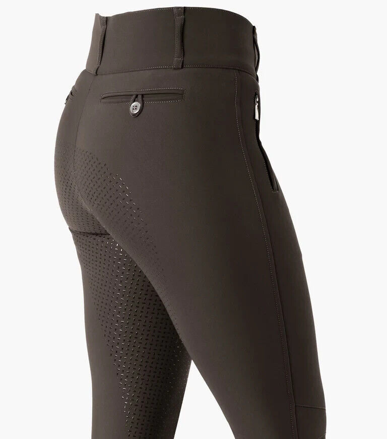 Premier Equine Carapello Full Seat Breeches, Liquorice,  24" ,UK 8 (4147)