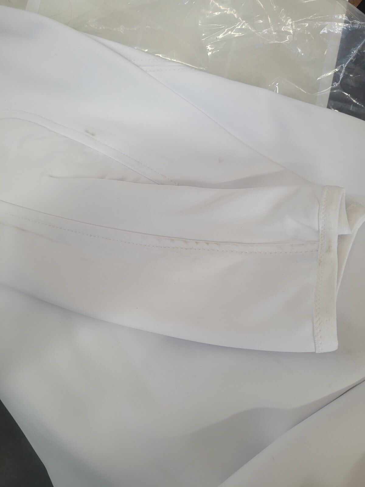 Schockemohle Venus Ladies Knee Grip Breeches White EU 46,UK 34R (2161-00028)