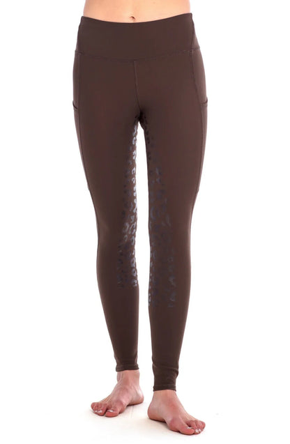 GOOD RIDER  Energy Tight -Fun Leopard Seat ,BROWNLE,UK 34R ,EU 46, US 34 (14907)
