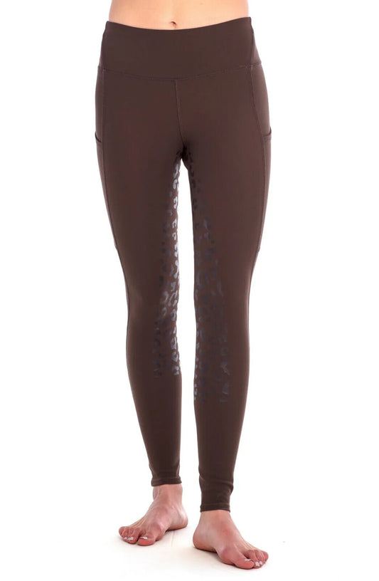 GOOD RIDER  Energy Tight -Fun Leopard Seat ,BROWNLE,UK 34R ,EU 46, US 34 (14907)