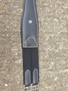 NEW CLARIDGE HOUSE LEATHER GIRTH ,BLACK