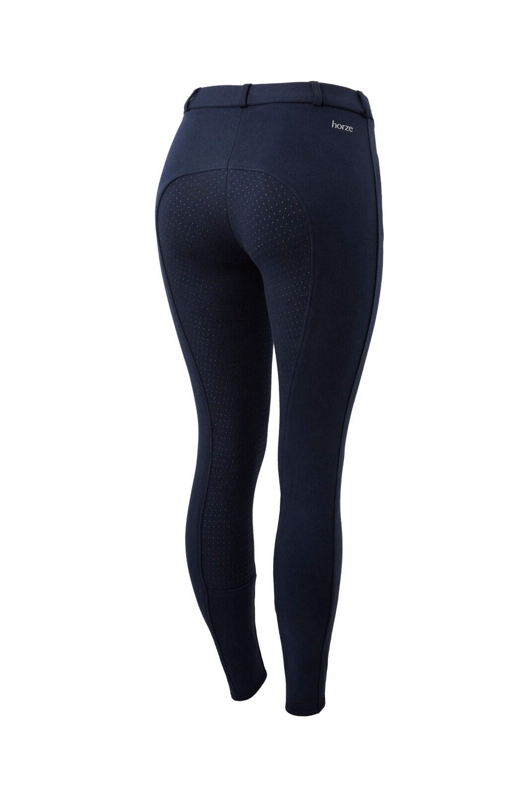 Horze Active Women's Silicone Full Seat Breeches ,PEACOAT  UK 16 EU 42 (36277)
