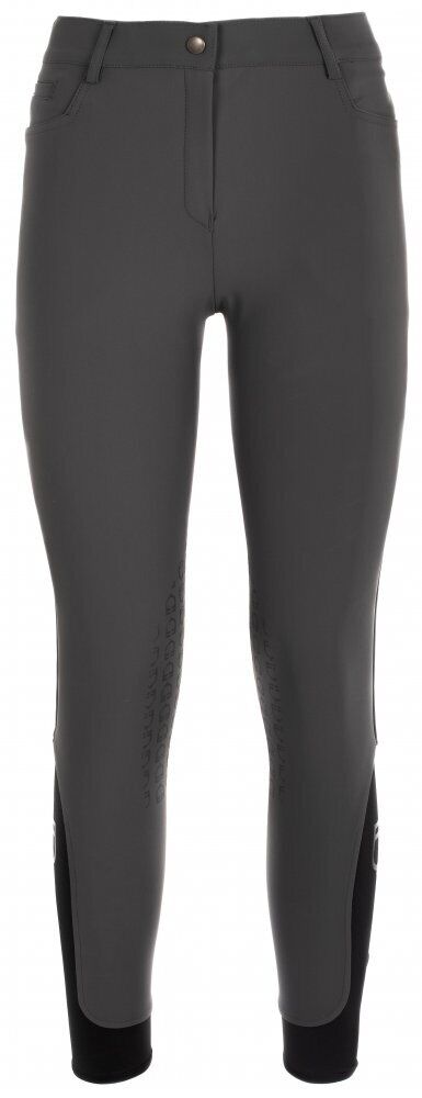 NEW Equestro Zenda Women’s Breeches - Knee Grip Grey ET06710-50