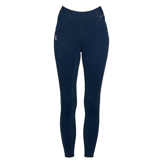 RIDE now Midseason  leggings with grip full seat , Navy ,UK 6  EU 34 (102975)