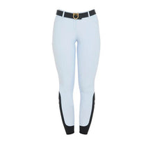 Load image into Gallery viewer, EQUESTRO Riding Breeches Zenda Light Model,SKY BLUE, IT 46 FR 42 DE 40 (ET06730)
