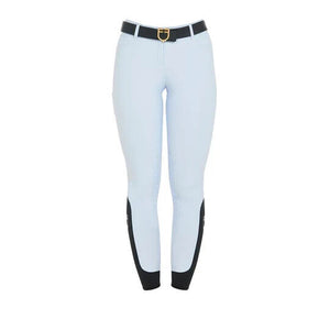 EQUESTRO Riding Breeches Zenda Light Model,SKY BLUE, IT 46 FR 42 DE 40 (ET06730)
