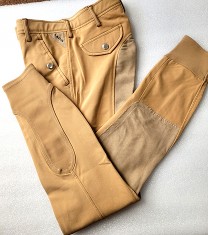 Lexhis Woman Horse Riding Breeches,BEIGE ,UK 6  EU 34  (04590001246)