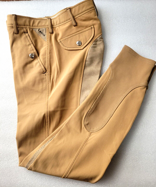 Lexhis Woman Horse Riding Breeches,BEIGE ,UK 6  EU 34  (04590001246)