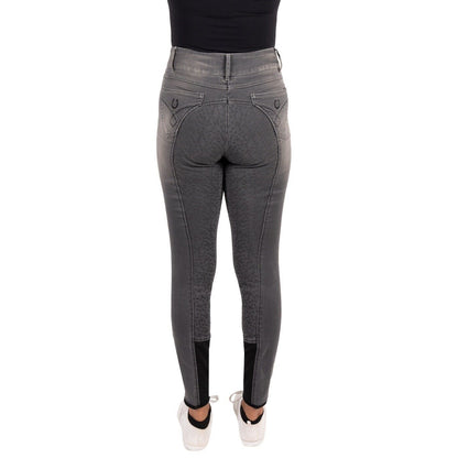 Elation Red Label Laredo 2.0 Denim Full Seat Breech, BLACK, SIZE 34R  (DRC2324)