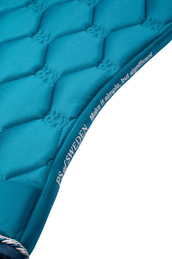 PS of Sweden Signature Jump Saddle Pad in Ocean ,  (FULL) SALE Last Few