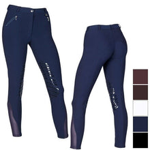 Load image into Gallery viewer, NEW WOMEN&#39;S WINNER PANTS WITH SILICONE PATCH, PLUM, EU 38 UK 26&#39;&#39; (70356)
