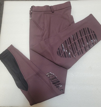 Load image into Gallery viewer, NEW WOMEN&#39;S WINNER PANTS WITH SILICONE PATCH, PLUM, EU 38 UK 26&#39;&#39; (70356)
