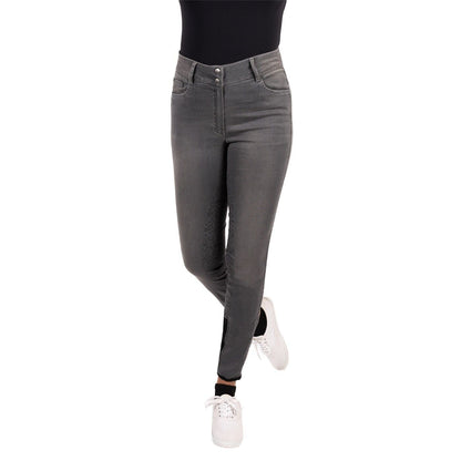 Elation Red Label Laredo 2.0 Denim Full Seat Breech, BLACK, SIZE 34R  (DRC2324)
