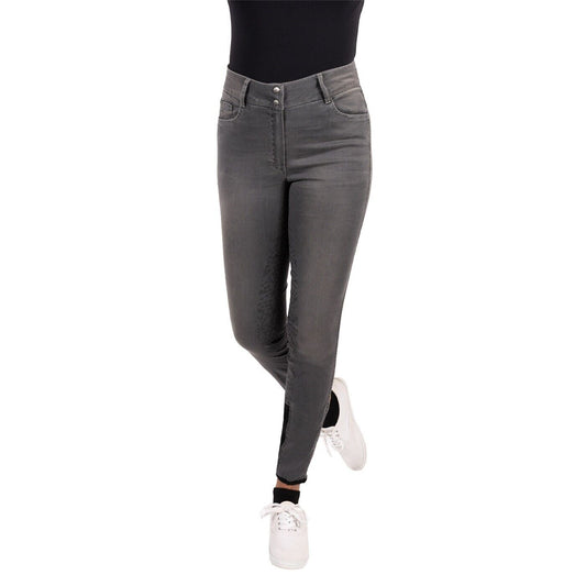 Elation Red Label Laredo 2.0 Denim Full Seat Breech, BLACK, SIZE 34R  (DRC2324)