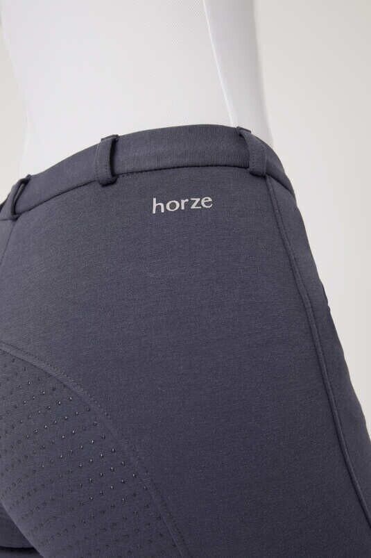 Horze Active Women's Silicone Grip Full Seat Breeches Navy UK 26" EU 38 (36277)