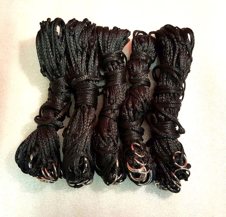 Pack of 5 Haynets strong 9 rings 40"large holes BLACK  ON SALE