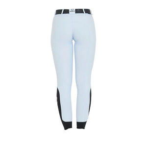 EQUESTRO Riding Breeches Zenda Light Model,SKY BLUE, IT 46 FR 42 DE 40 (ET06730)