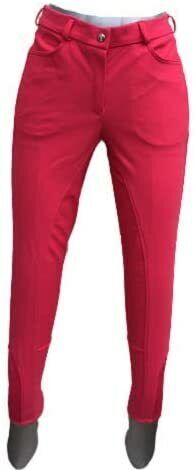 NEW Women's Full Seat Grip Silicone Riding Breeches Dark Pink (UK 30