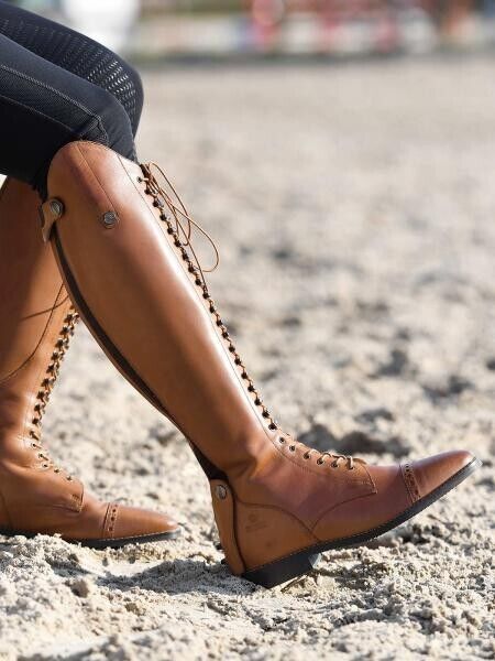 BUSSE Riding-Boots LAVAL, Cognac , UK 4 EU 37 (LE) (BUSSE LAVAL)