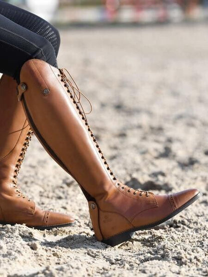 BUSSE Riding-Boots LAVAL, Cognac , UK 4 EU 37 (LE) (BUSSE LAVAL)