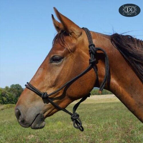 Rope Halter/Headcollar Natural Horsemanship/Parelli ONE SIZE FITS  F/C/P- BROWN