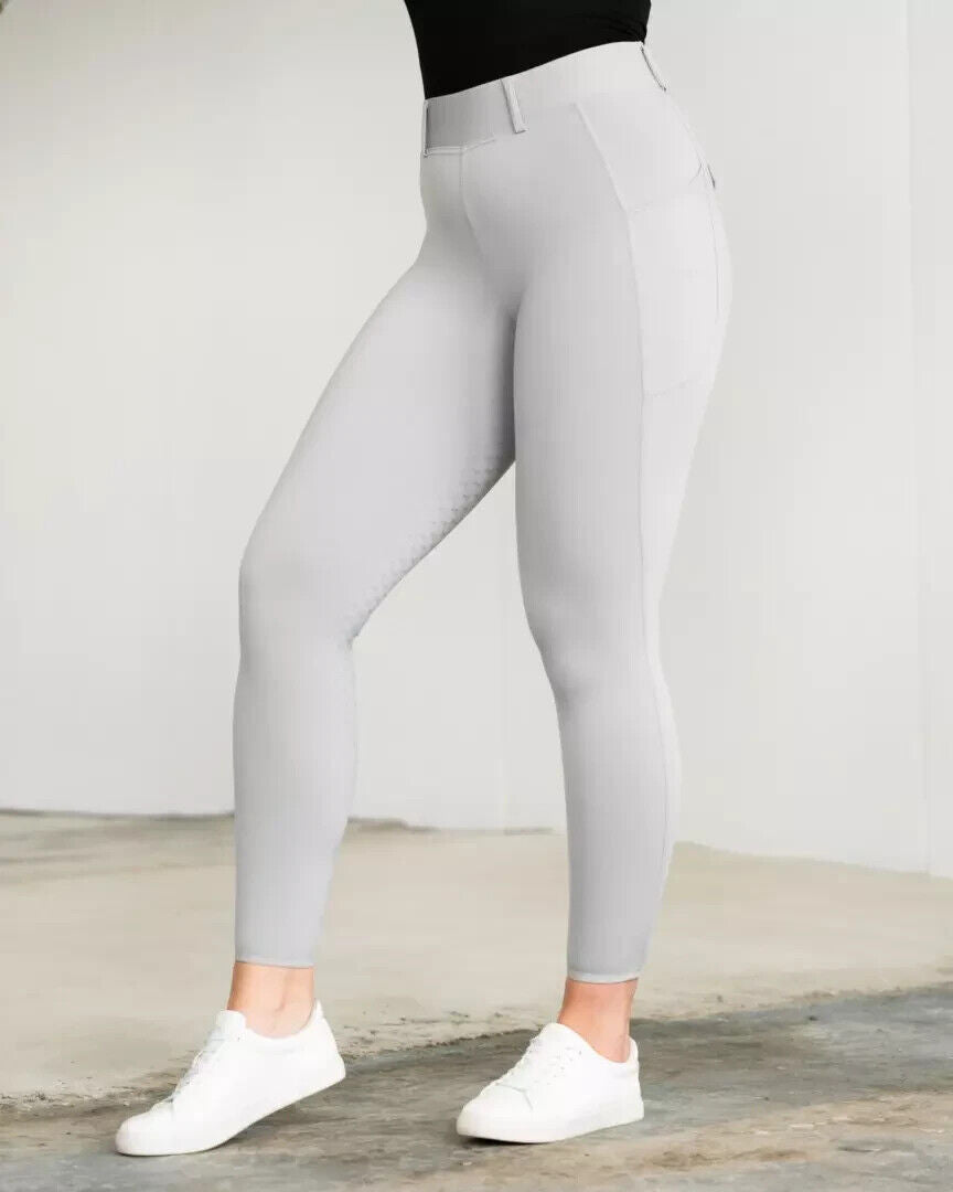 FAGER Loui Active Leggings Full seat , GREY  UK 6  EU 34  (LOUI)