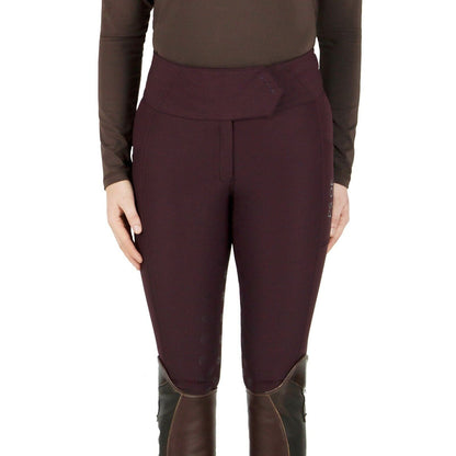 NEW PS OF SWEDEN Brooklyn Full Seat Breeches, PLUM ,UK 32" EU 44   (4944)