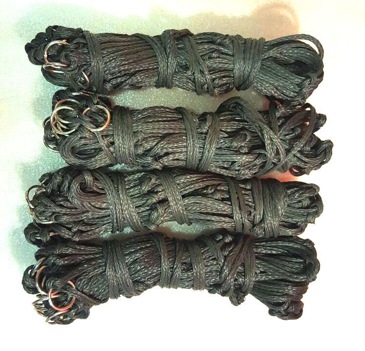 Pack of 4 Haynets strong 9 rings 40"large holes DARK GREEN  ON  SALE
