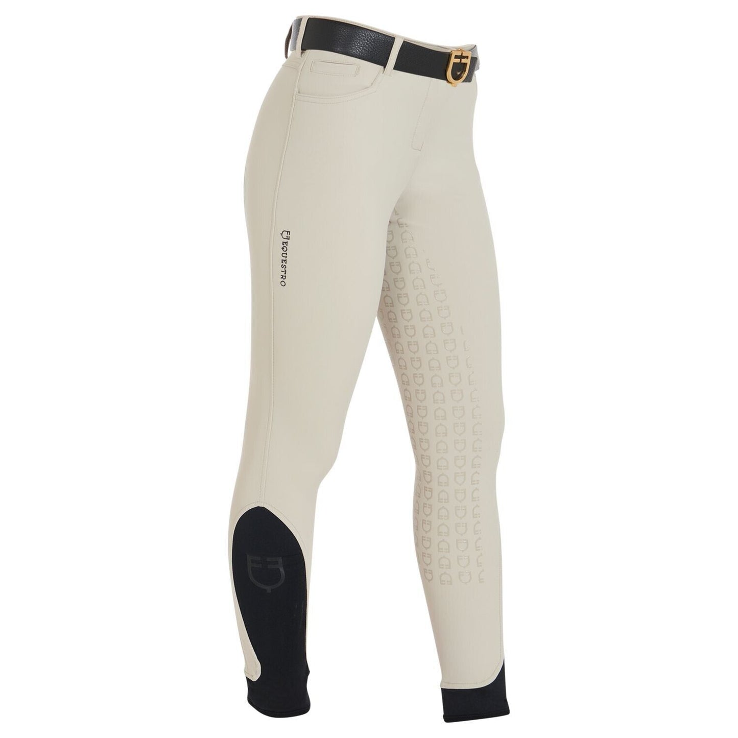 EQUESTRO WOMAN FULL GRIP RIDING BREECHES ,BEIGE ,EU 38 UK 10, 26'' (ET06710)