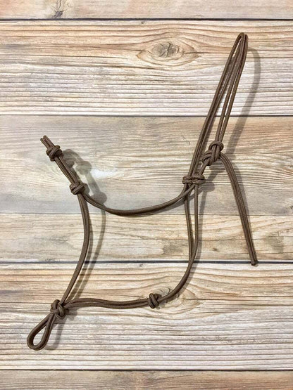 Rope Halter/Headcollar Natural Horsemanship/Parelli ONE SIZE FITS  F/C/P- BROWN